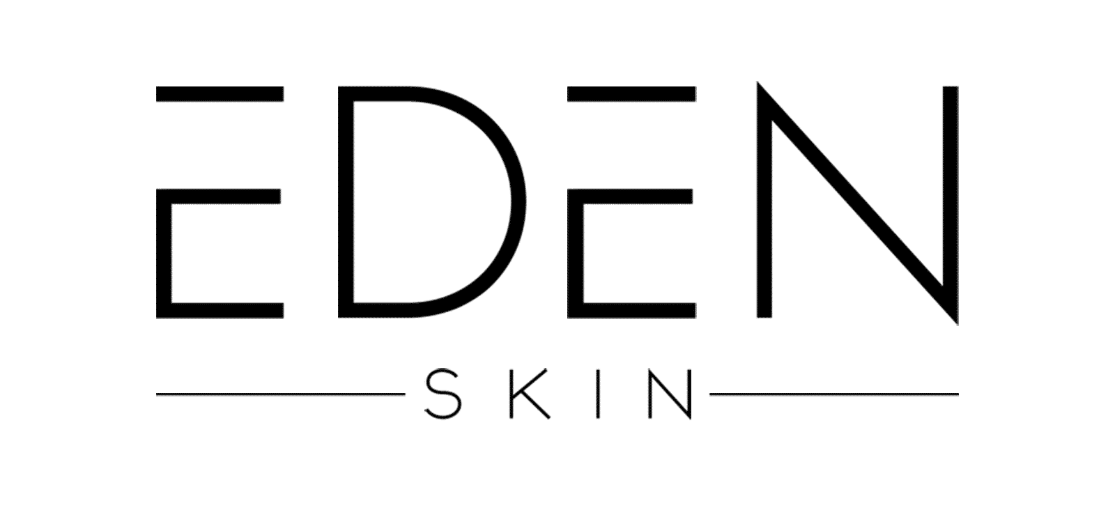 Logo eden skin site Noir